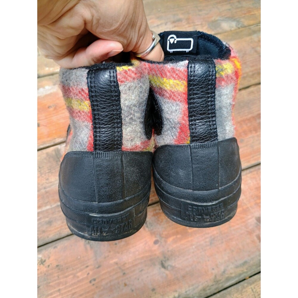 Converse Woolrich CT Street Hiker Plaid Wool All Star Chuck Taylor M 9.5 W 11 - Picture 5 of 13